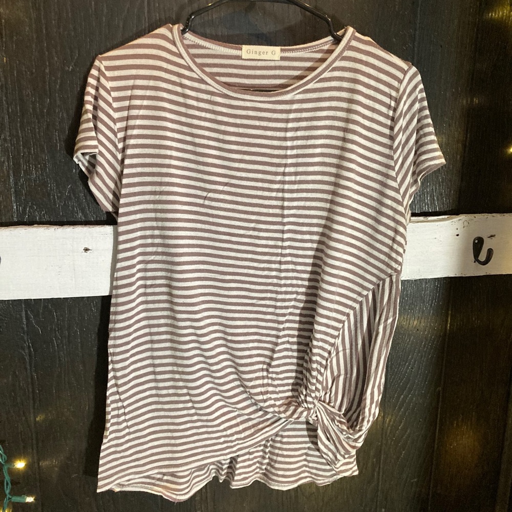 M, Flowy crew neck tee